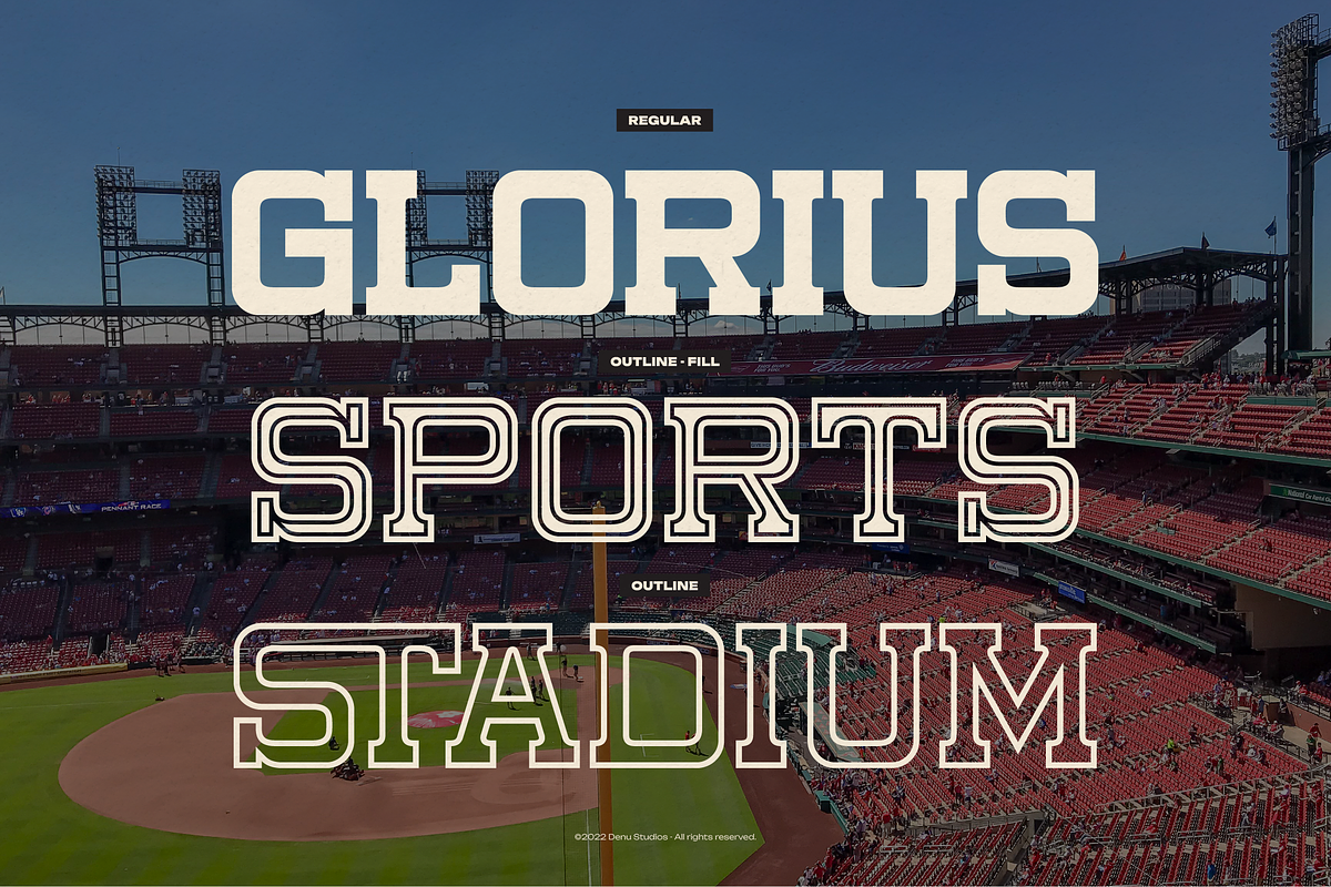 Roaring Tribune | Sport Varsity, a Slab Serif Font by Denustudios (Photo 9 of 12)