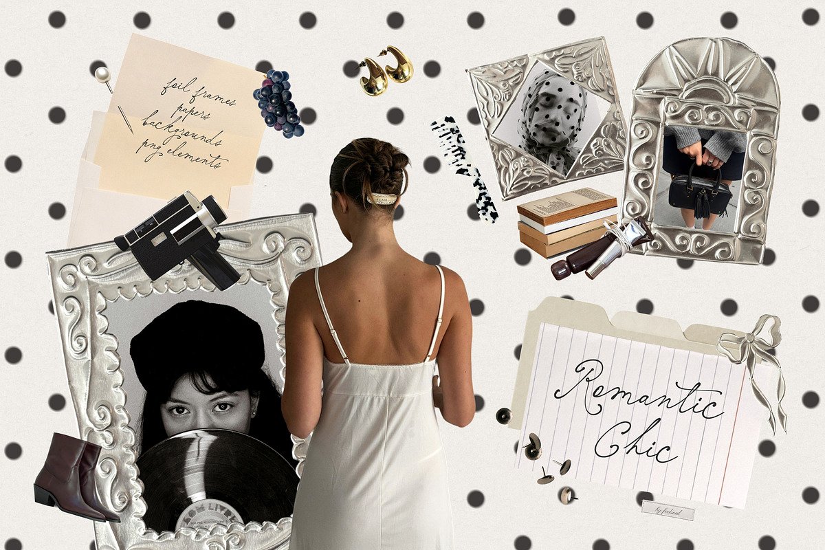 250+ Romantic Chic Collage Pack, an Object Graphic by Feelsoul (Photo 1 of 11)