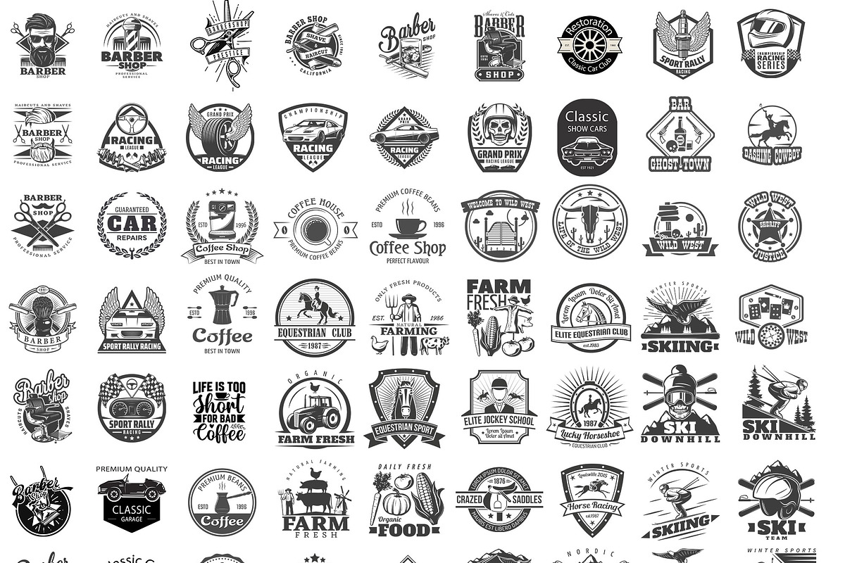 560 Vintage Logo, Monogram Logo, a Branding & Logo Template by Imagine Design Studio (Photo 5 of 7)