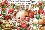 Whimsical Valentine Clipart Png, an Illustration by Daily.Designs (Thumbnail 1 of 7)
