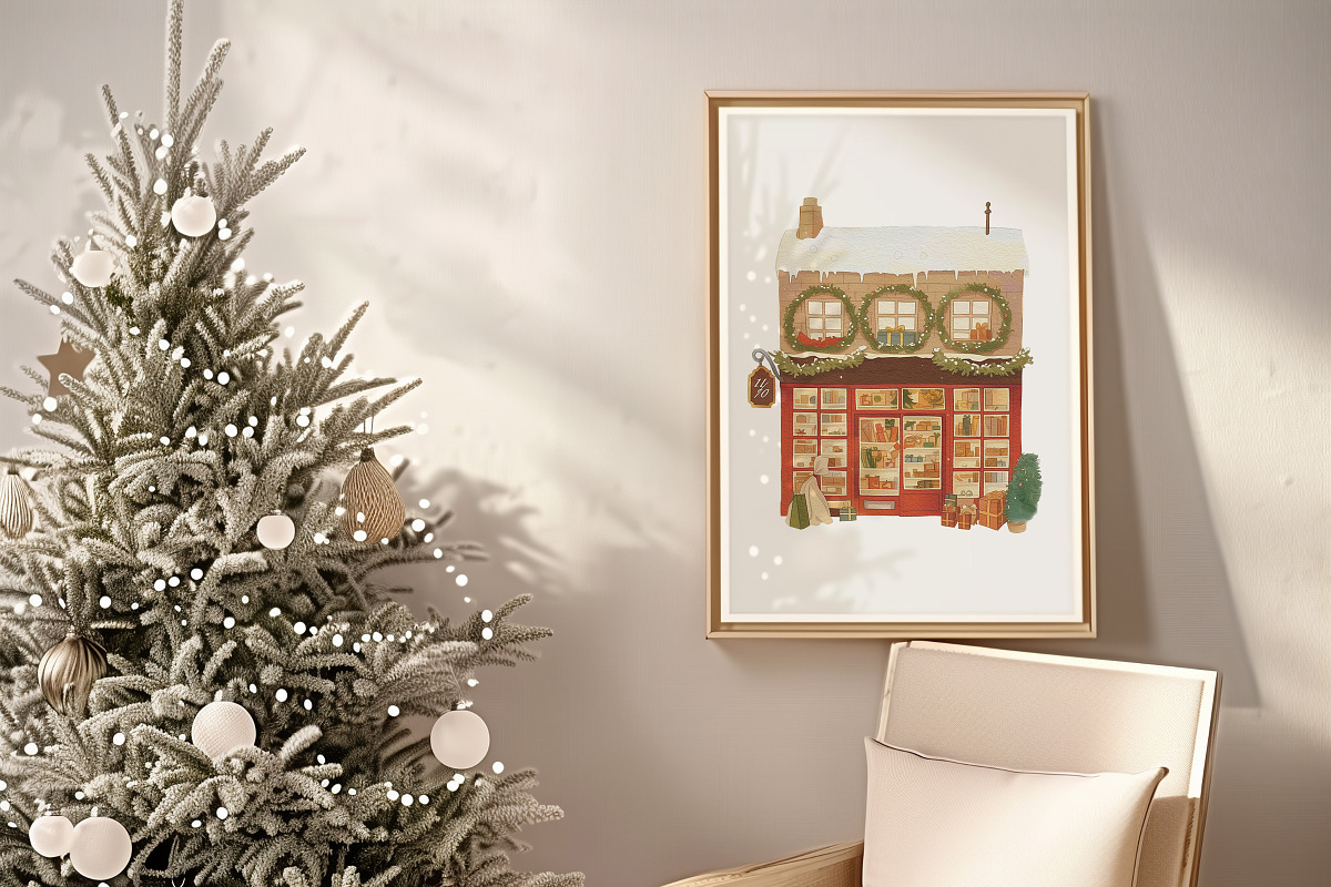 Christmas Shop, a Seasonal Illustration by heyiamalice (Photo 16 of 18)
