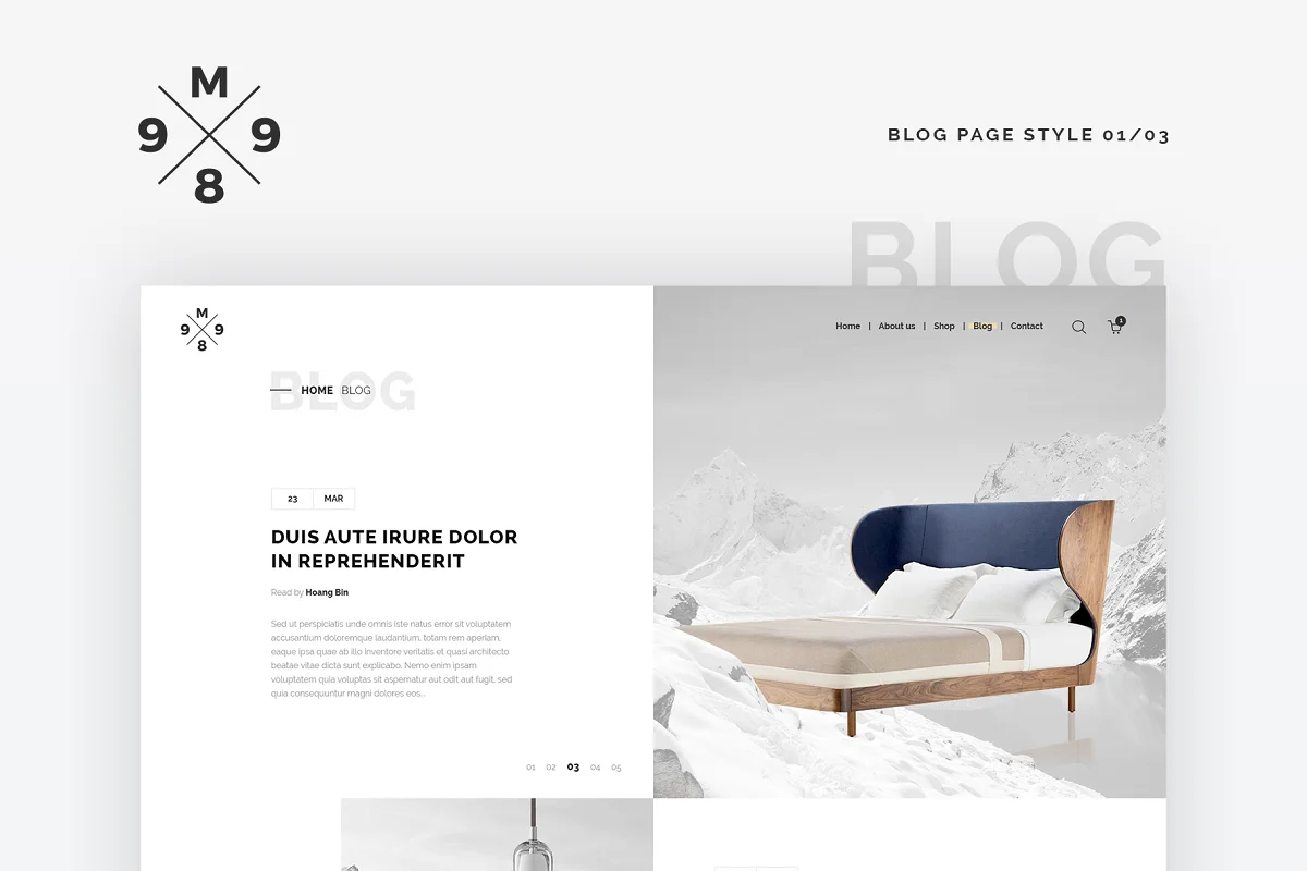 M989 Website Template Design UI Kit, an App Template by Capi Product (Photo 9 of 18)