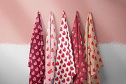 Watercolor Hearts Patterns, a Pattern Graphic by Tiger and Flower (Thumbnail 9 of 10)
