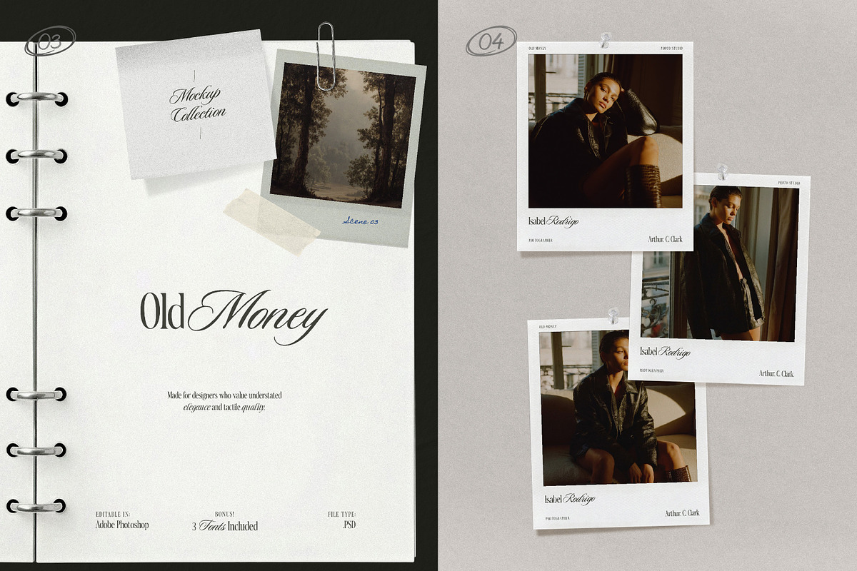 Old Money - Luxury Mockup Bundle, an Advertising Mockup by AndrewPixel (Photo 5 of 11)