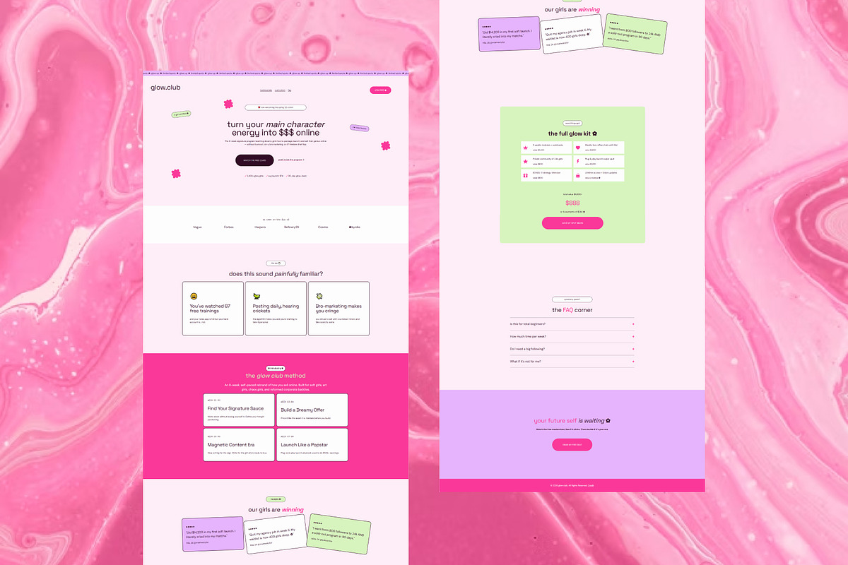 Webinar Squarespace Website Template, a Squarespace Template by Gem Media (Photo 2 of 6)