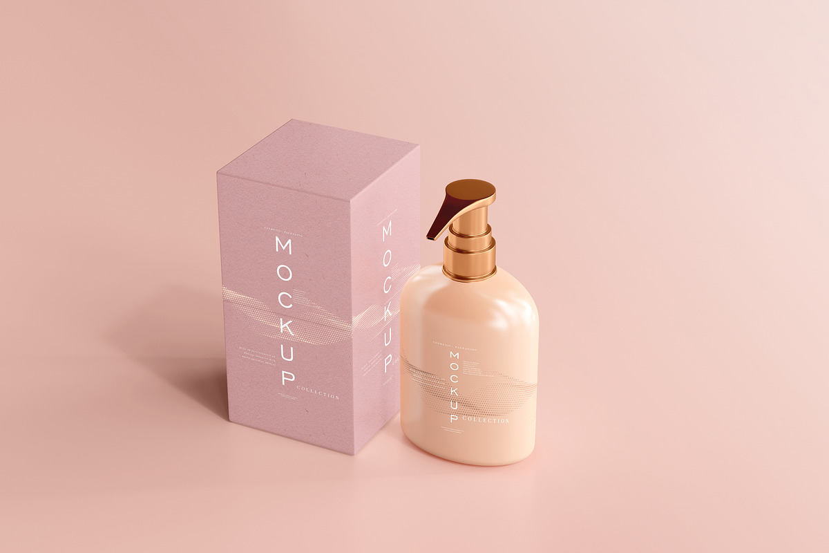 390+ Cosmetic Branding Mockup Scenes, a Cups & Container Mockup by pmvch (Photo 212 of 367)