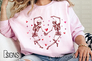 Valentine's Day Png Skeleton Heart, a Seasonal Illustration by Design Station (Thumbnail 4 of 7)