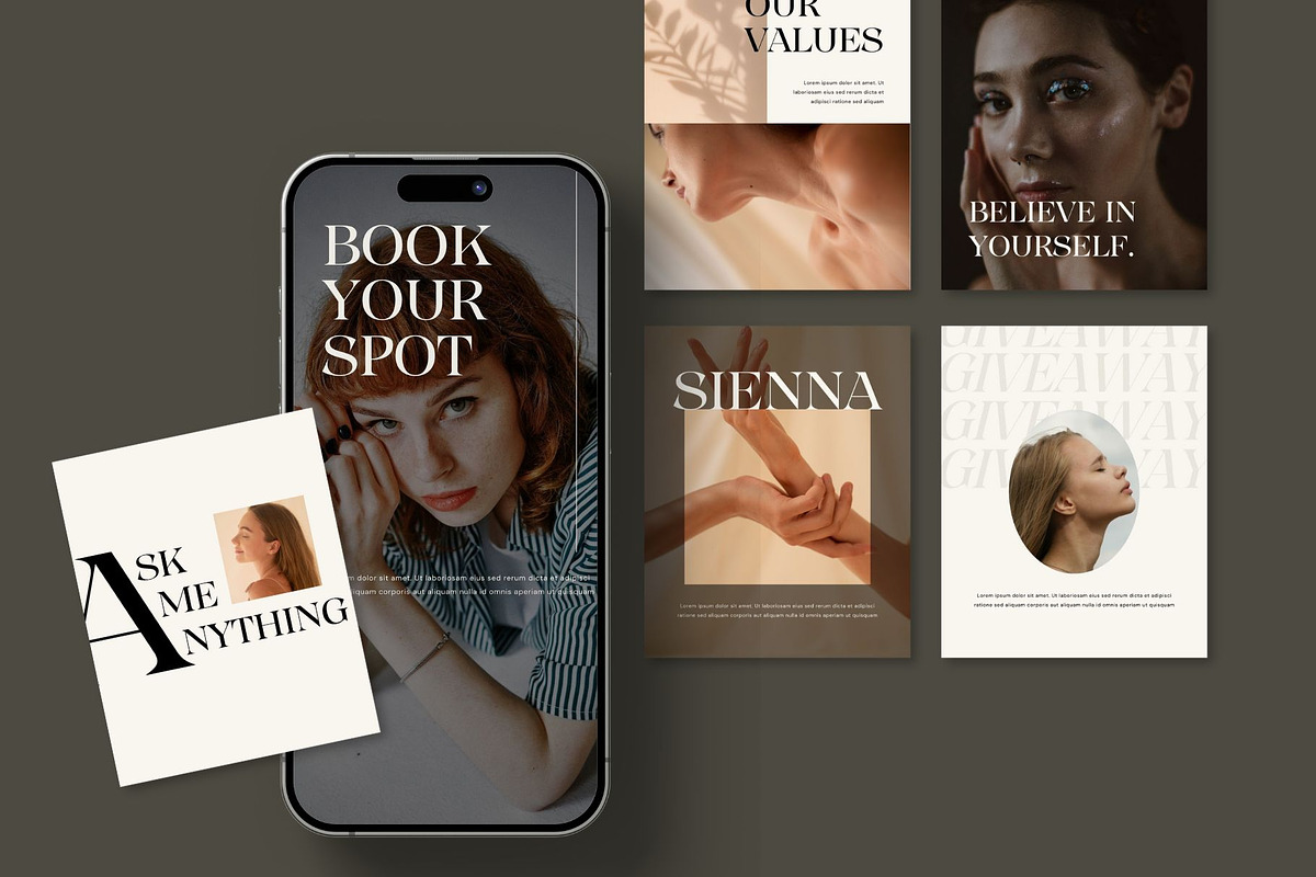 Instagram Post Templates | Sienna, a Social Media Template by BoldNStudio (Photo 3 of 7)