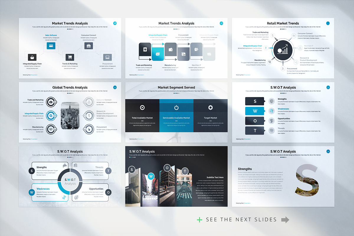 Marketing Plan Keynote Template, a Presentation Template by WhiteGraphic (Photo 10 of 22)