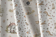 Autumn Forest. Watercolor animals, an Animal Illustration by Kreker Kate (Thumbnail 5 of 9)