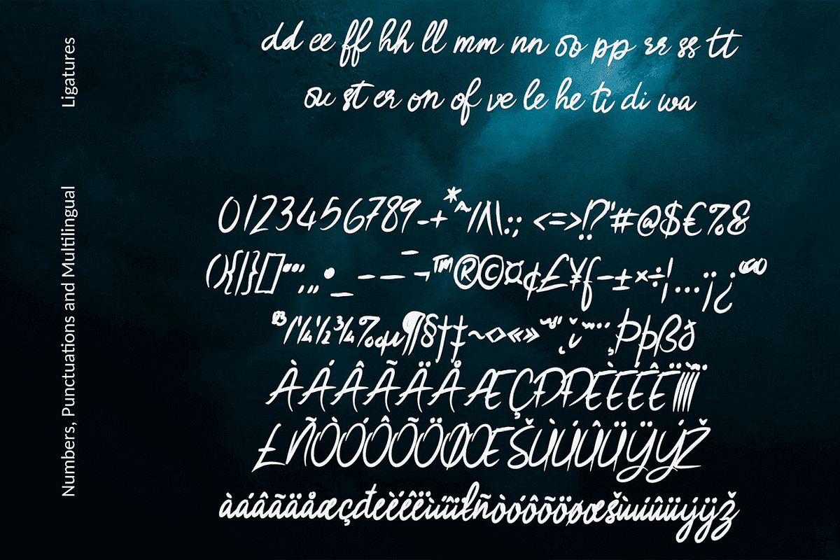 Versatile Azalea Brush Font, a Handwritten Font by Letterhanna Studio (Photo 9 of 15)