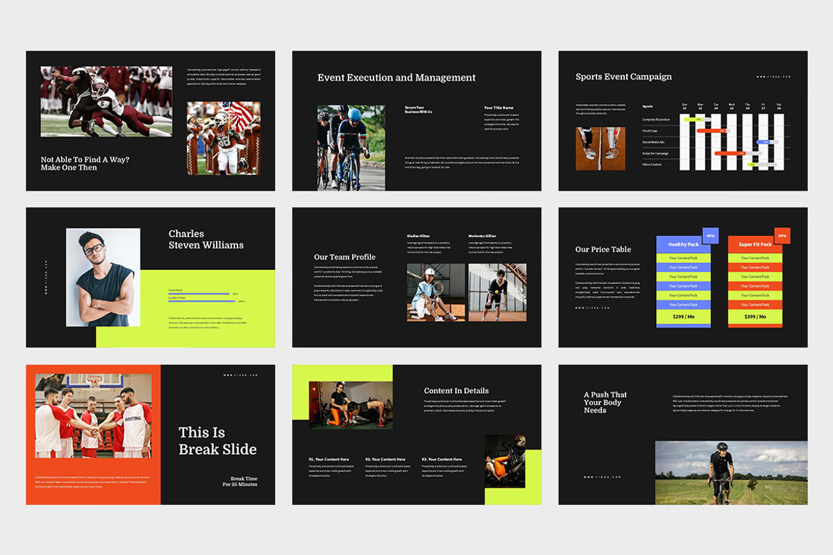 Fiora : Sports Google Slides, a Presentation Template by Punkl Camp (Photo 7 of 9)