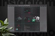 9 Part Grid - Instagram Portfolio, a Social Media Template by Milktoast (Thumbnail 2 of 4)