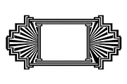 Art Deco Frame SVG Bundle, an Illustration by Creativeshirt (Thumbnail 11 of 31)