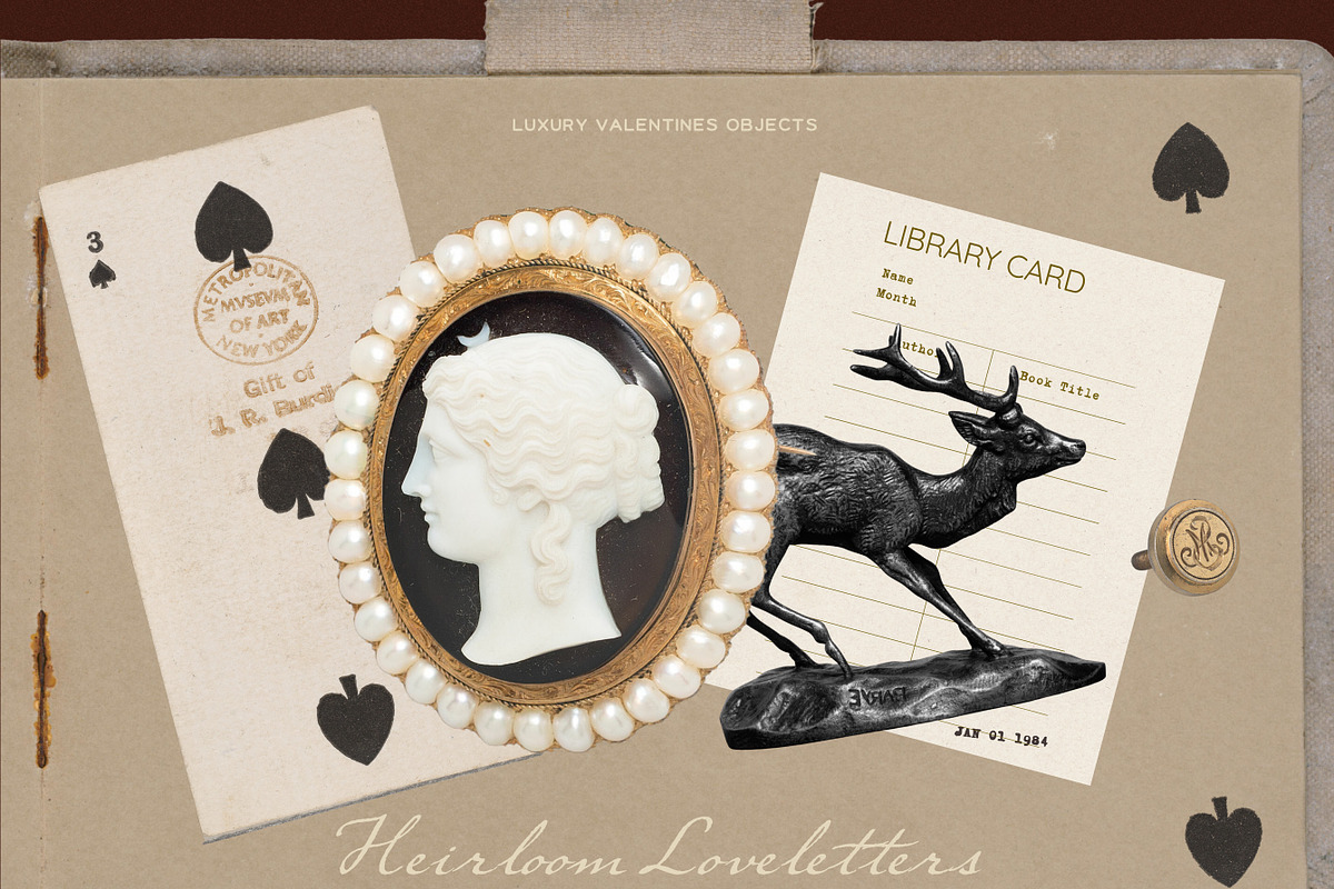 Vintage Valentines Day Mixed Media, an Object Graphic by Laras Wonderland (Photo 7 of 10)