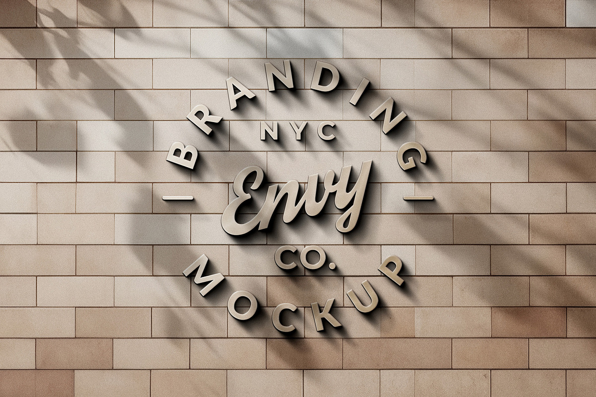 Metallic Sign Mockups, a Mockup by Design Squad (Photo 4 of 7)