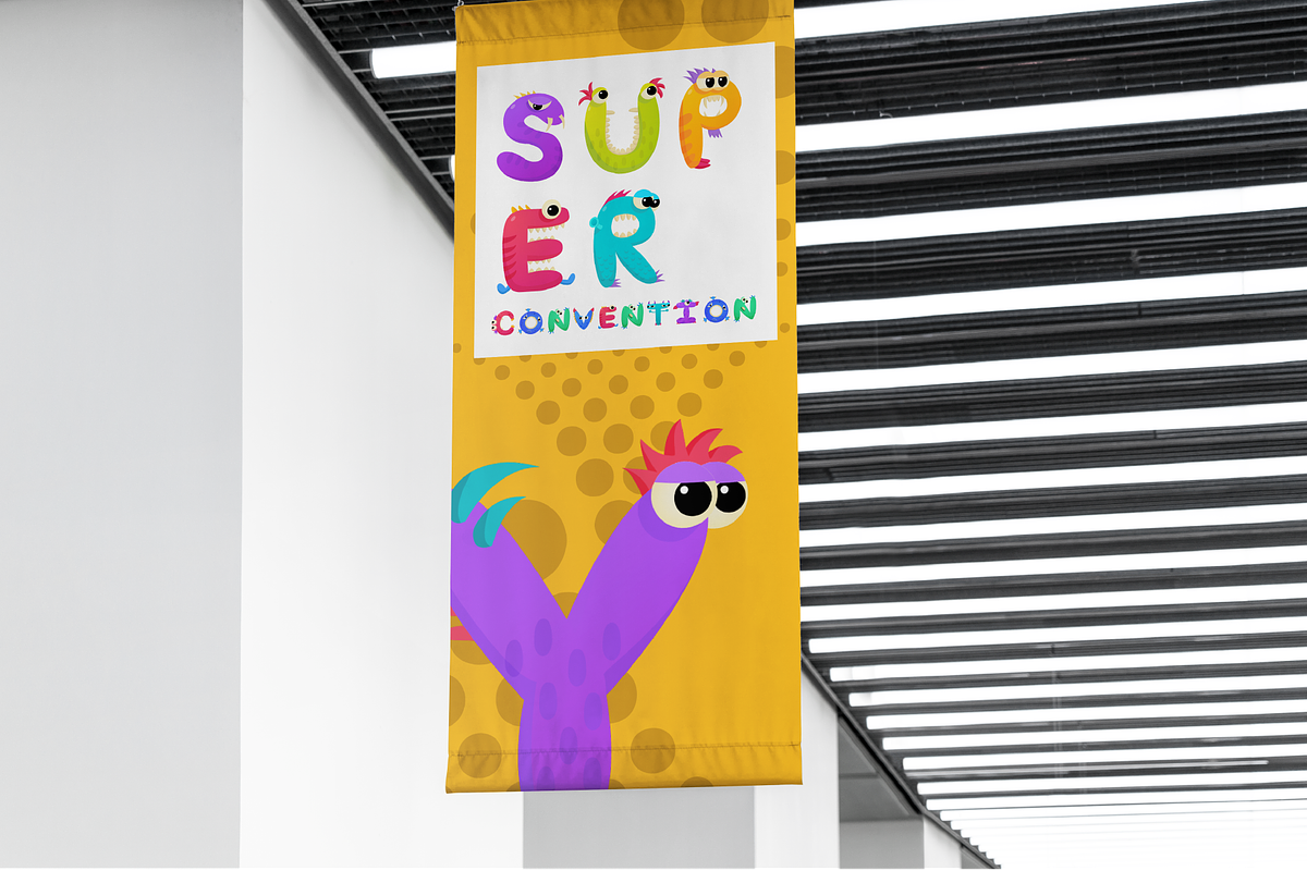 Monster Font - Color Vector Font preview 3