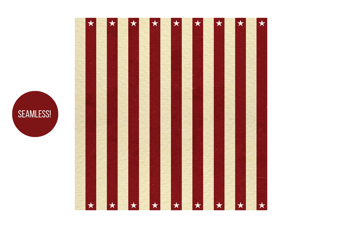 Vintage Circus Digital Paper, a Pattern Graphic by Chromolume Studio (Photo 23 of 23)