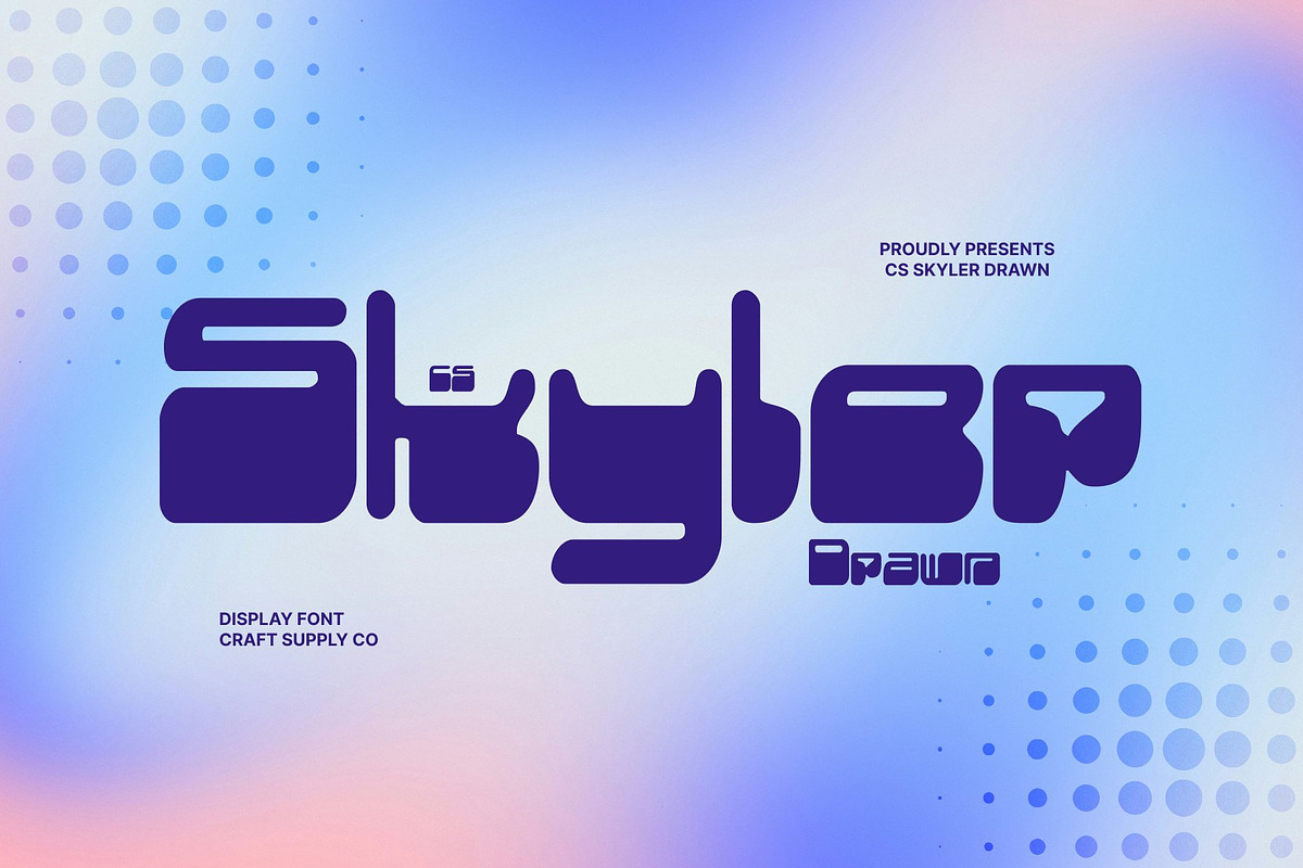 CS Skyler Drawn, a Sans Serif Font by Craft Supply Co. (Photo 1 of 8)