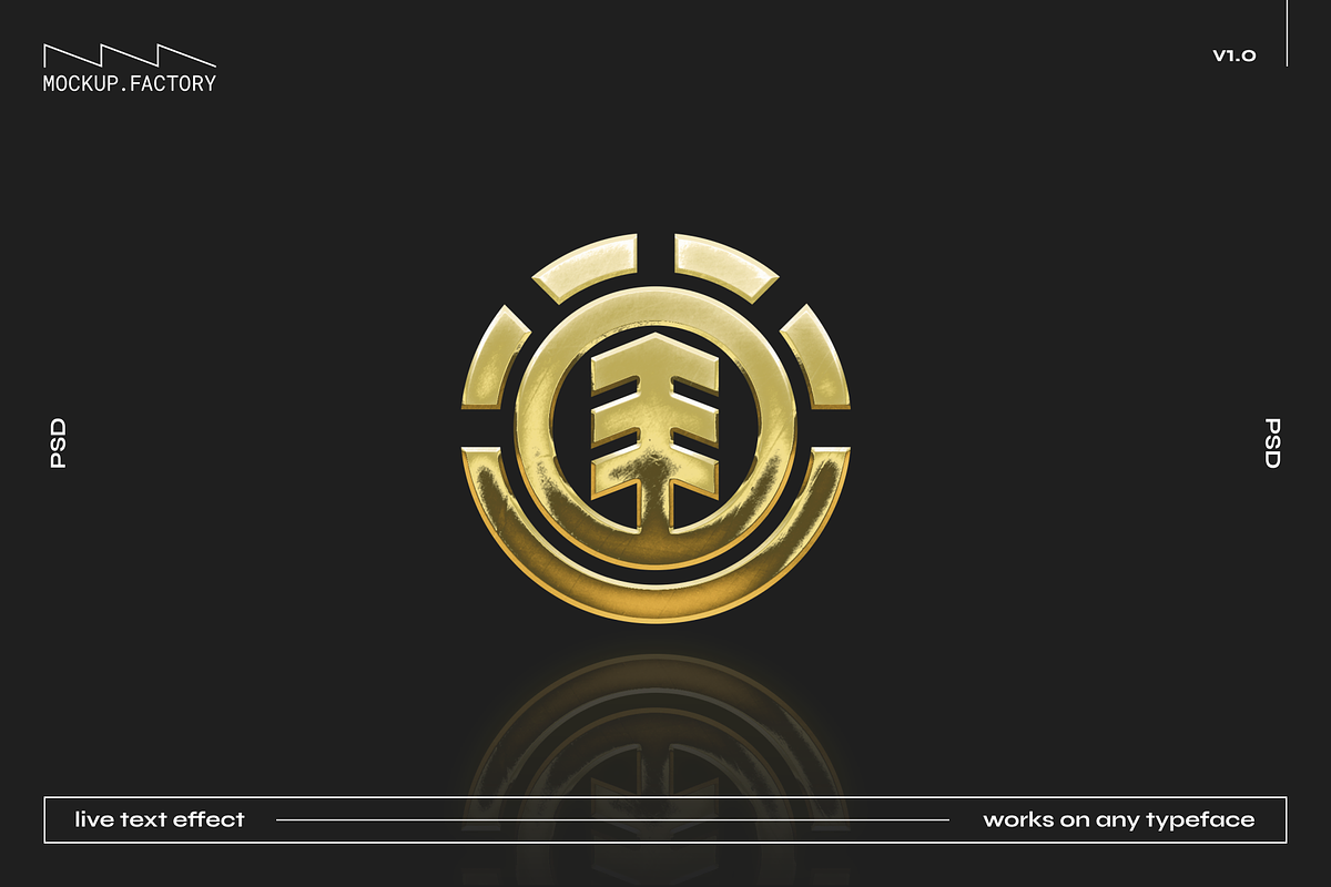 Gold | Live Type & Vector Effect, an Object Graphic by Mockup.Factory (Photo 7 of 7)