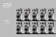 Dismap Photoshop Glass Template, a Texture Graphic by kuro (Thumbnail 4 of 6)