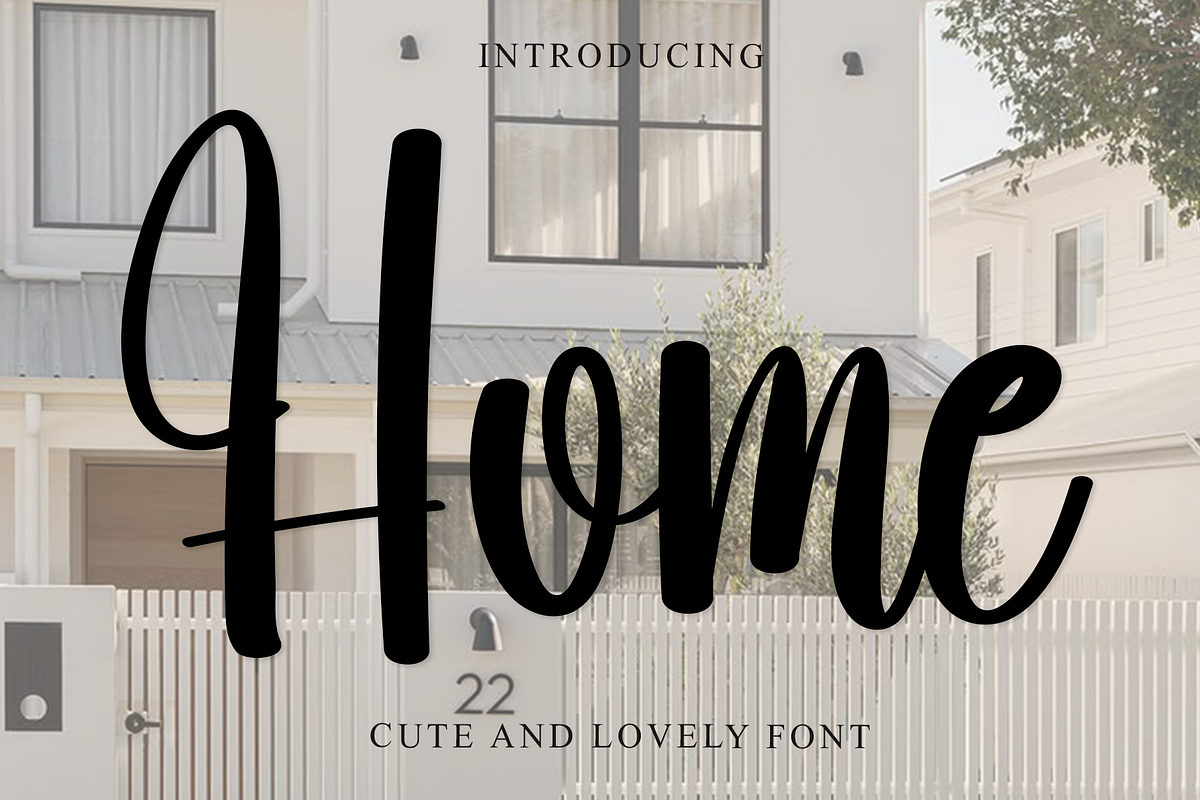Home, a Handwritten Font by FreshTypeINK (Photo 1 of 7)