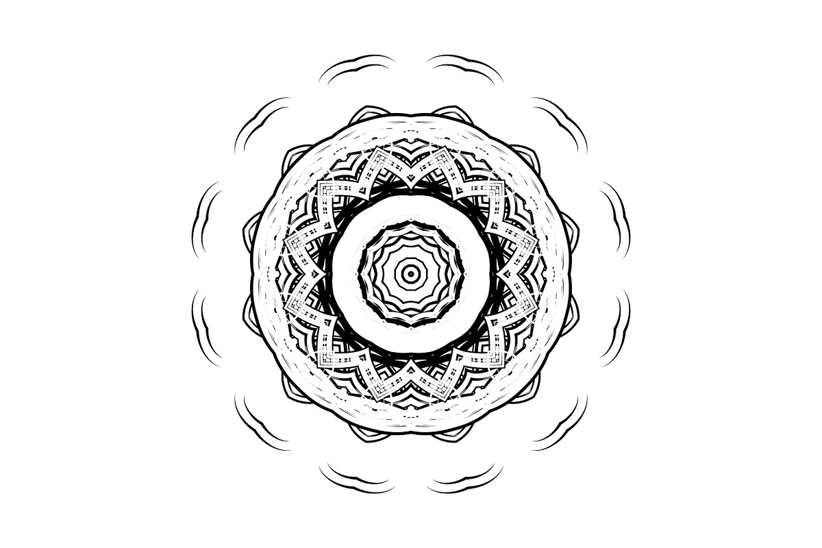 Elegant Mandala Line Art Collection, a Decorative Illustration by NJ Himel (Photo 27 of 101)
