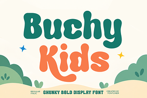 Buchy Kids - Playful Groovy Font
