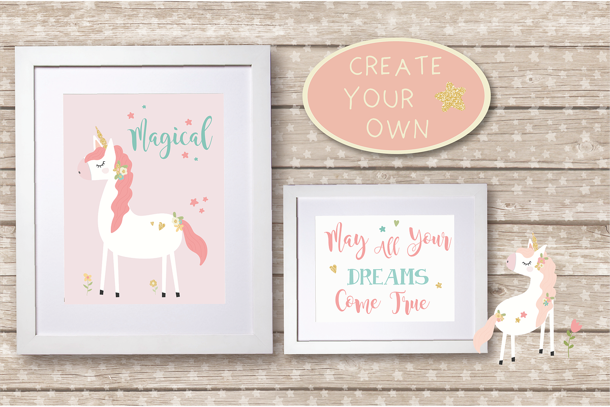 Sparkly Unicorns, an Illustration by Poppymoondesign (Photo 5 of 5)