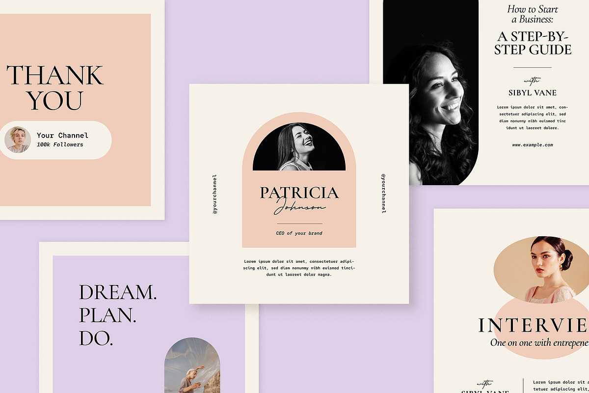 Entrepreneur Social Media Pack, a Social Media Template by Vynetta (Photo 4 of 16)