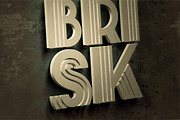 Brisk - ArtDeco Display Font, a Font by JumboDesign (Thumbnail 5 of 5)