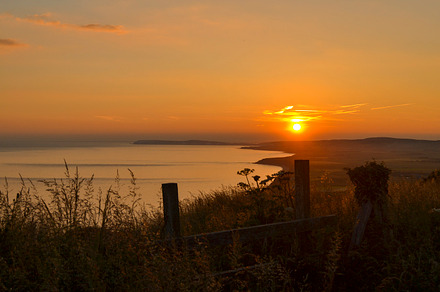 Sunset on the Isle of Wight