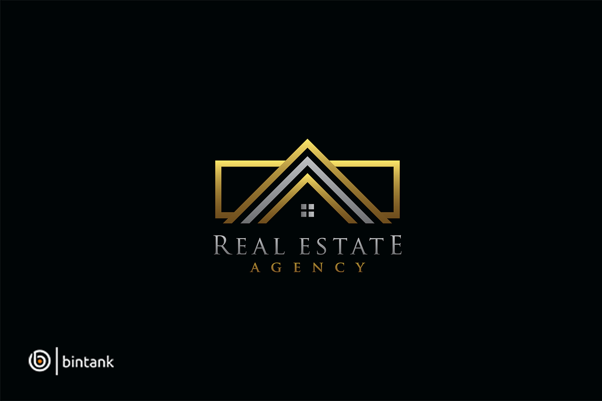 Golden House - Real Estate Logo, a Branding & Logo Template by Bintank Studio (Photo 2 of 3)