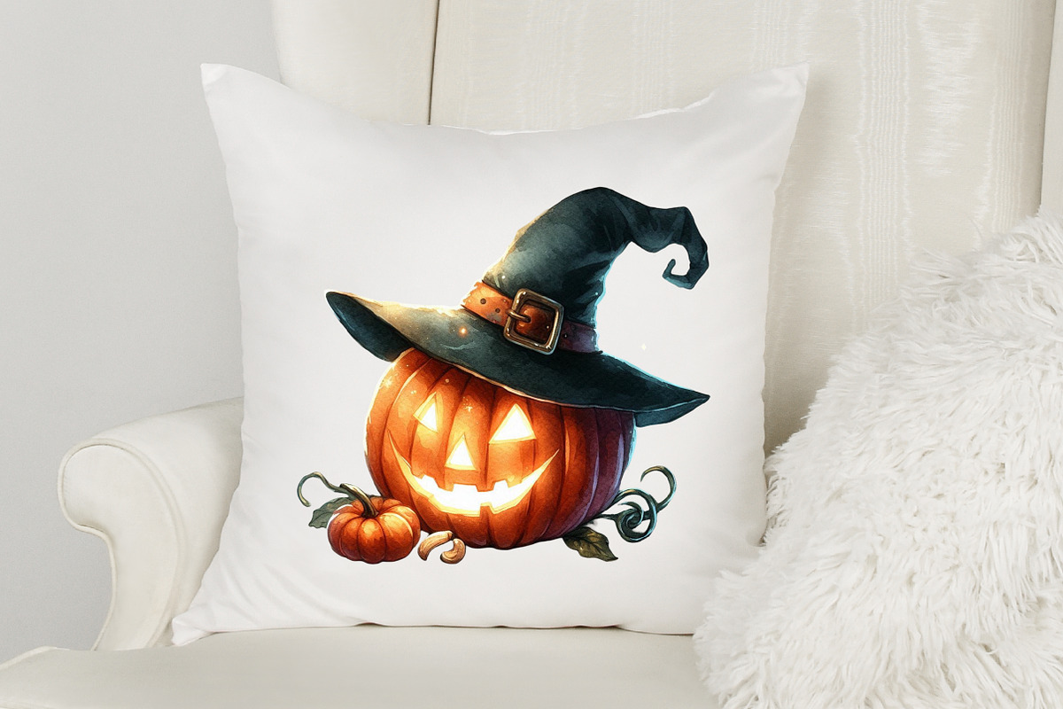 Vintage Halloween Witch Clipart, an Illustration by designcity5 (Photo 4 of 4)