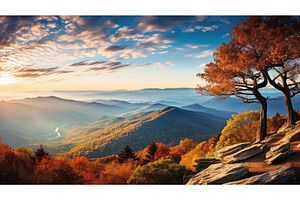 valley blue ridge virginia ai, a Background Photo by pikepicture