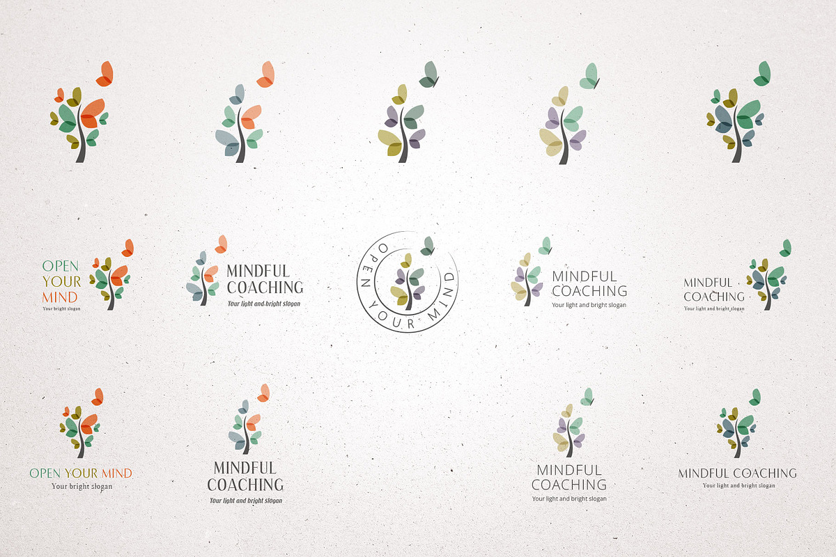 Butterfly Tree: Coaching Logo Bundle, a Branding & Logo Template by Elibee (Photo 14 of 14)