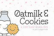 Oatmilk & Cookies Font, a Serif Font by Salt & Pepper Designs (Thumbnail 1 of 8)
