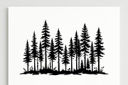 Majestic Pine Trees SVG, a Finance Illustration by Amazin_art (Thumbnail 17 of 41)