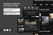 Hunian - Real Estate Landing Page, a Landing Page Template by twinstd (Thumbnail 1 of 5)