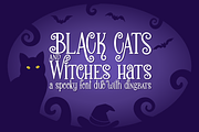 Black Cats and Witches Hats Font Duo, a Serif Font by Amber Nest Design (Thumbnail 1 of 10)