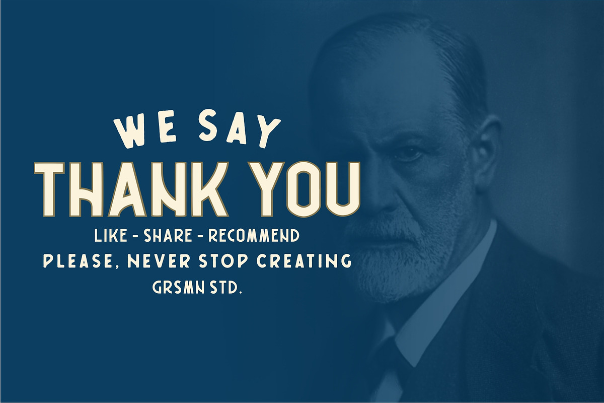 Freudian Typeface, a Sans Serif Font by Garisman Std (Photo 8 of 8)