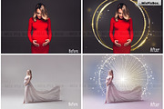 Golden Sparkling Ring Overlays, an Object Graphic by MixPixBox (Thumbnail 3 of 6)