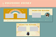 Youtube: 70s Retro Branding Kit, a Social Media Template by Liseno Designs (Thumbnail 3 of 7)
