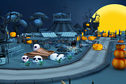 Cartoon Halloween Farm, an Environmental 3D Model by Souchenki (Thumbnail 10 of 11)