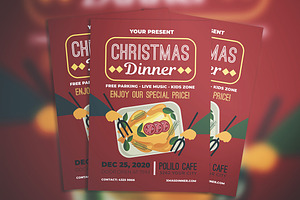 Christmas Dinner Flyer