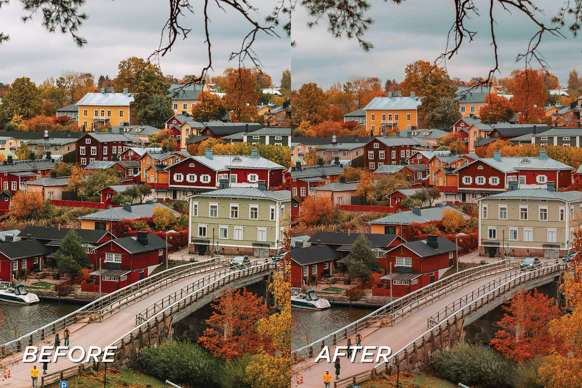15 Fall Lightroom Presets, a Preset Add-On by TheWayfarerShoppe (Photo 7 of 8)