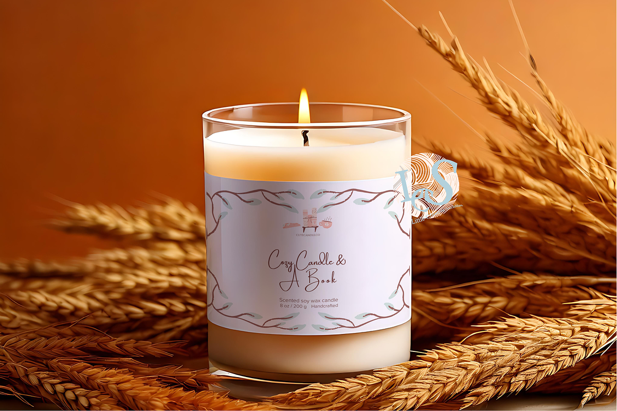 Cozy Candle Label Templates, a Stationery Template by Little Creative Scribbles (Photo 4 of 5)