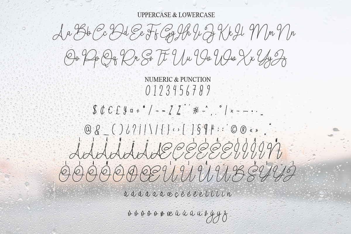 Rainday | Script Font, a Handwritten Font by Scratchones (Photo 7 of 9)