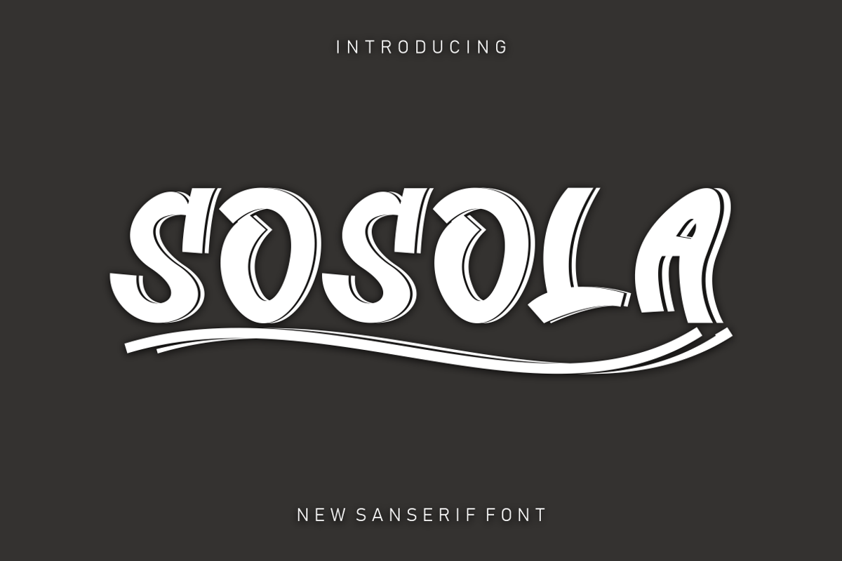 Sosola font, a Serif Font by VectorCraft (Photo 4 of 4)