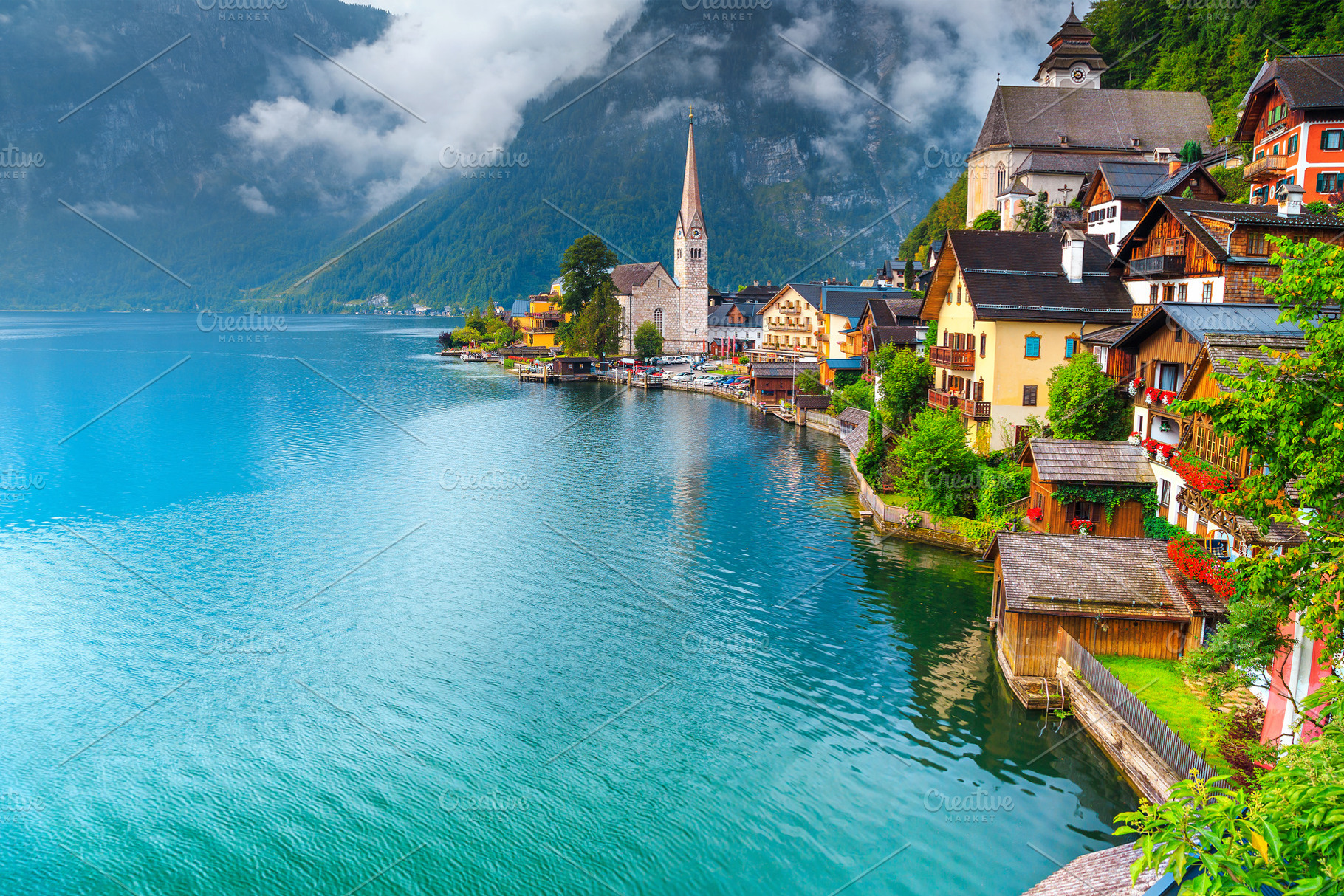 Touristic alpine village in Austria, an Architecture Photo by Alpine Dreams